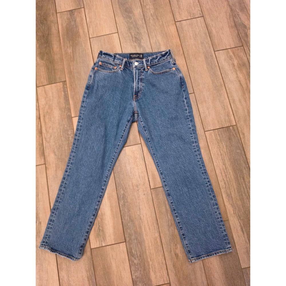 Abercrombie & Fitch Athletic Straight Vintage Stretch Jeans Blue 28x30